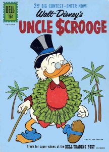 Uncle Scrooge (Walt Disney) #35 GD ; Dell | low grade comic November 1961 Lei