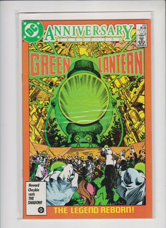 GREEN LANTERN #200 1986 DC-ANNIVERSARY ISSUE / HIGH QUALITY NEVER READ