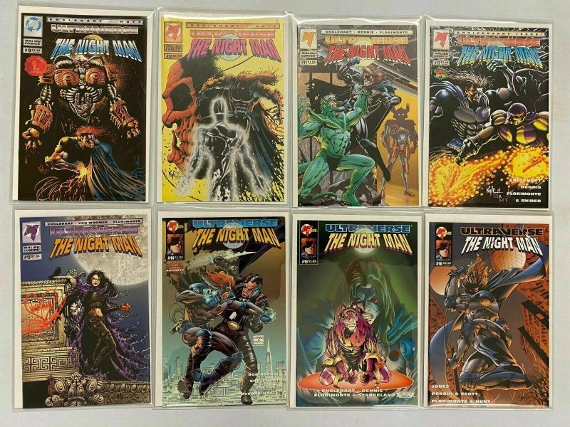 Night Man lot 15 different from #9-23 NM (1993-95 Malibu)