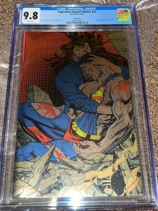 Superman Special Edition 75, Jurgens Foil Variant Cover CGC Graded 9.8