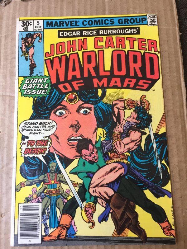 John Carter Warlord of Mars #5 (1977)