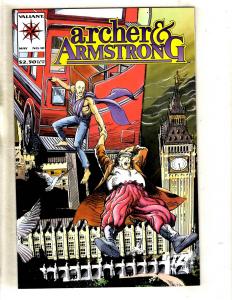 Lot Of 5 Archer & Armstrong # 10 NM Valiant Comic Books 1st Prints MR8