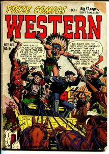Prize Comics Western #84 1950-Severin-Elder-1st Indian cover-RCMP Mountie-VG-
