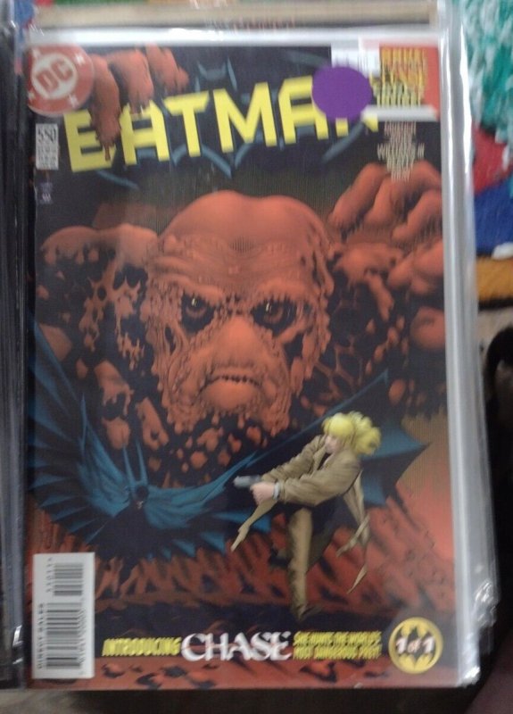 Batman # 550  1998 DC CLAYFACE IST APPERANCE AGENT CAMERON CHASE KEY CLAYTHING