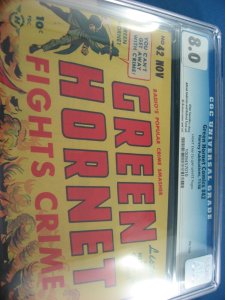 GREEN HORNET 42 CGC 8.0 FILE COPY HARVEY 1948