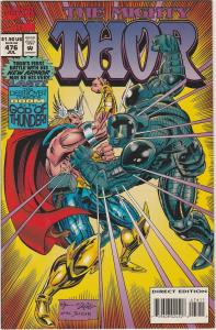 5 The Mighty Thor Marvel Comic Books # 410 429 476 478 482 Doctor Doom AH9