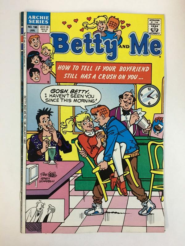 BETTY & ME (1965-    )196 VF-NM Jan 1992 COMICS BOOK