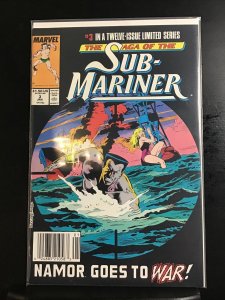 SAGA OF THE SUB-MARINER #3 MARVEL COMIC 1989 VG