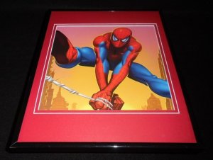 Amazing Spiderman Swinging Framed 11x14 Photo Display
