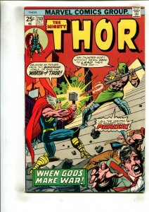 THOR #240 (6.5) WHEN GODS MAKE WAR!! 1975