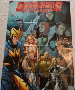 GUARDIANS OF THE GALAXY Promo Poster, 24 x 36, 2013, MARVEL, Unused 279