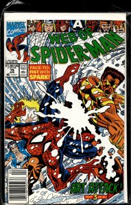 Web of Spider-Man #75 Mark Jewelers Variant (1991) Spider-Man