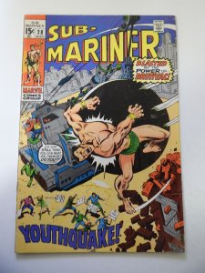 Sub-Mariner #28 (1970) VG Condition tape pull fc