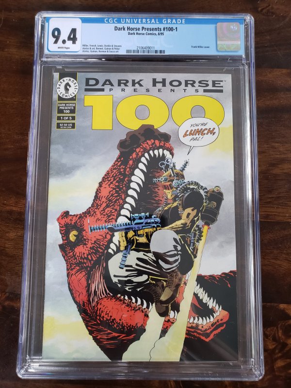 Dark Horse Presents 100-1 CGC 9.4 Frank Miller cover
