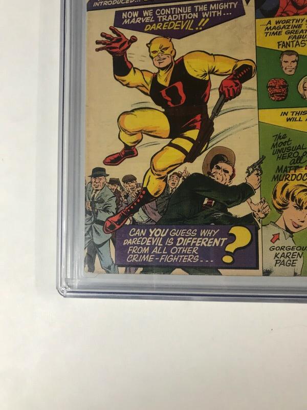 Daredevil 1 Cgc 3.5 Ow Pages Marvel Silver Age 1st Appearance