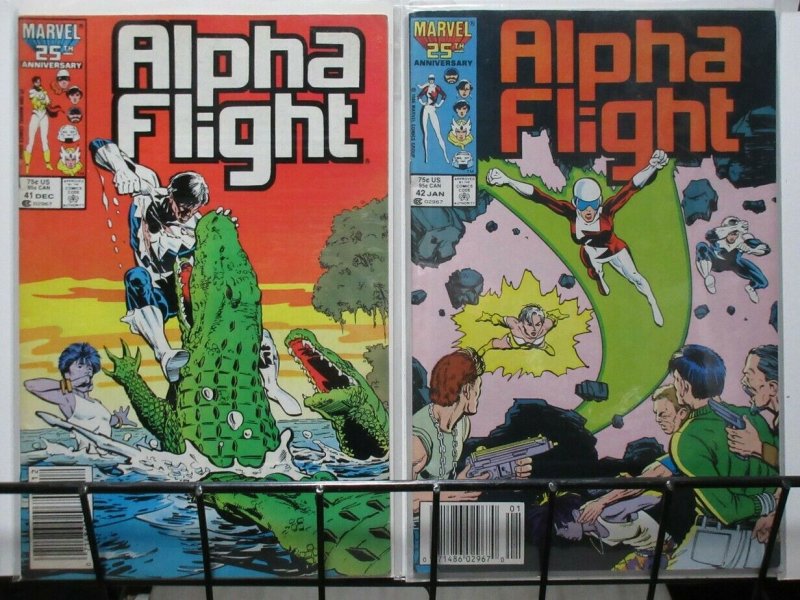 ALPHA FLIGHT (1983-1990) 41-42 Purple Girl