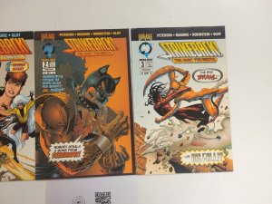 3 Strikeback Malibu Bravura Comic Books #1 2 3 15 TJ11