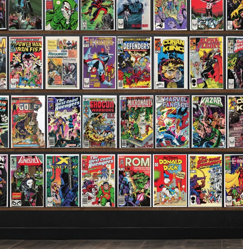 Huge Lot 150+ Comics with The Defenders, Alpha Flight, Rom & More!