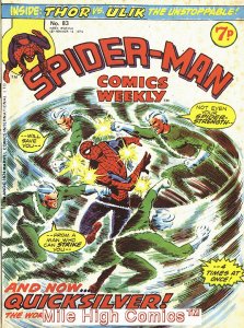 SPIDER-MAN WEEKLY  (#229-230) (UK MAG) (1973 Series) #83 Fine 