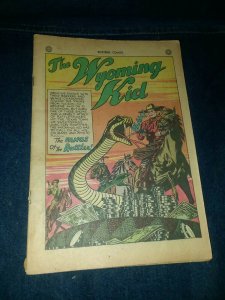 WESTERN COMICS #4 golden age 1948 DC COMICS VIGILANTE WYOMING KID rodeo rick