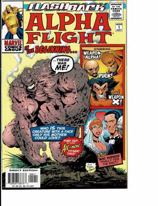 8 Alpha Flight Marvel Comic Books # 1 2 (2) 3 4 5 6 In the Beginning X-Men TW40