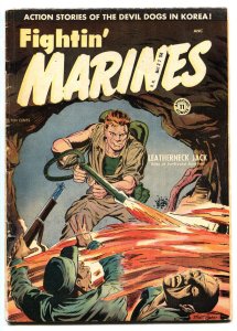 Approved #11 Fightin' Marines-1954-St. John-Matt Baker-Flamethrower cover-com...