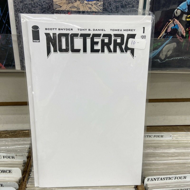 Nocterra #1 En Blanco Cubierta Tony Daniel & Scott Snyder casi nuevo imagen 2021 