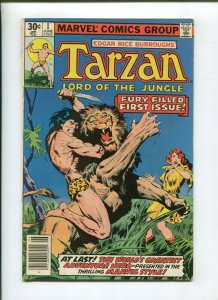 TARZAN #1 (8.0) JEWELS OF OPAN! 1977
