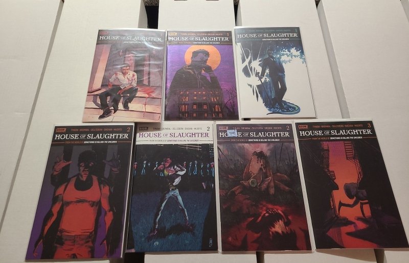 House of Slaughter #1-#3 with Variants - High Grade Boom! Studio 1st App Jace