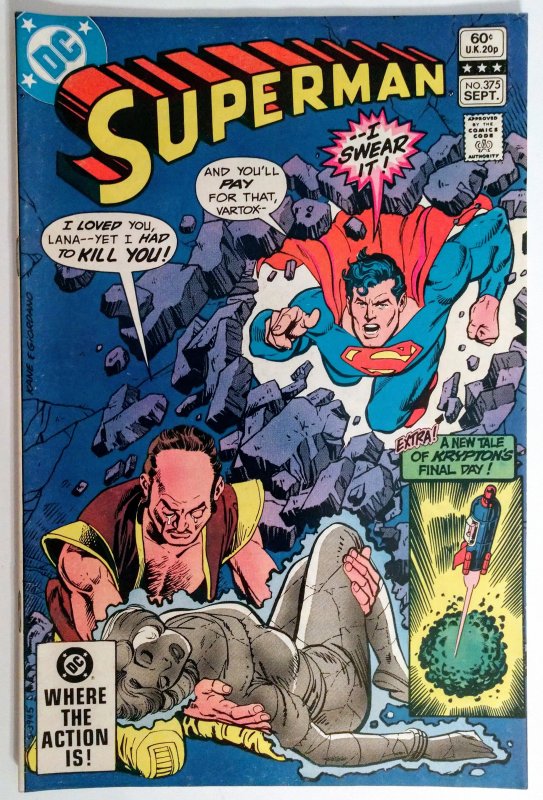 Superman #375 (VF+, 1982)
