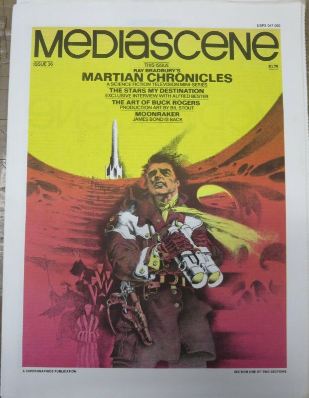 STERANKO'S MEDIASCENE COLLECTION! 5 issues. Features Galactica, Bond,Bradbury