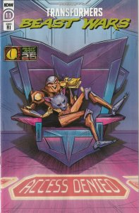 Transformers Beast Wars # 11 Variant 1:10 Cover NM IDW [D5]