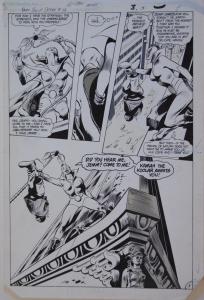 GENE COLAN / BOB McLEOD original art, JEMM SON of SATURN #12 pg 3, 10x16, 1985