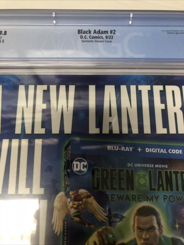 Black Adam (2022) # 2 (CGC 9.8) Signed Christopher Priest * DC Comics * Sandoval