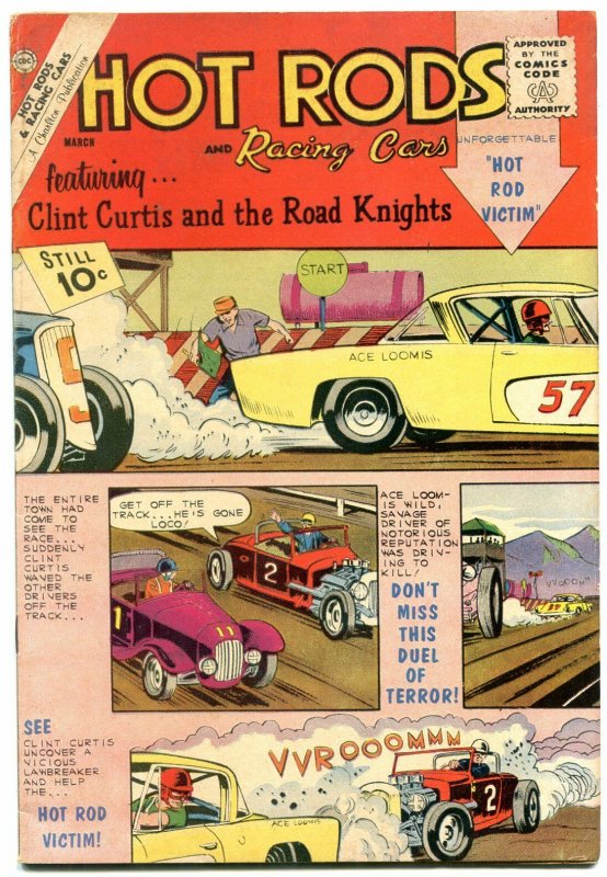 Hot Rods and Racing Cars #56 1962- Charlton Comics Studebaker vg+