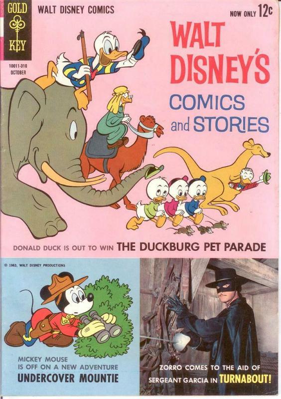 WALT DISNEYS COMICS & STORIES 277 VG  Oct. 1963 COMICS BOOK