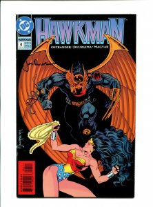 Hawkman #4 - Signed Jan Duursema (9.0) 1993