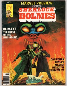 Marvel Preview #6  (1976) Sherlock Holmes Classic Marvel Magazine !!!