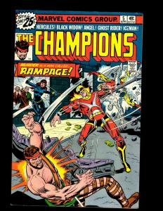 Lot of 6 The Champions Marvel Comic Books #2 3 4 5 6 7 GK18