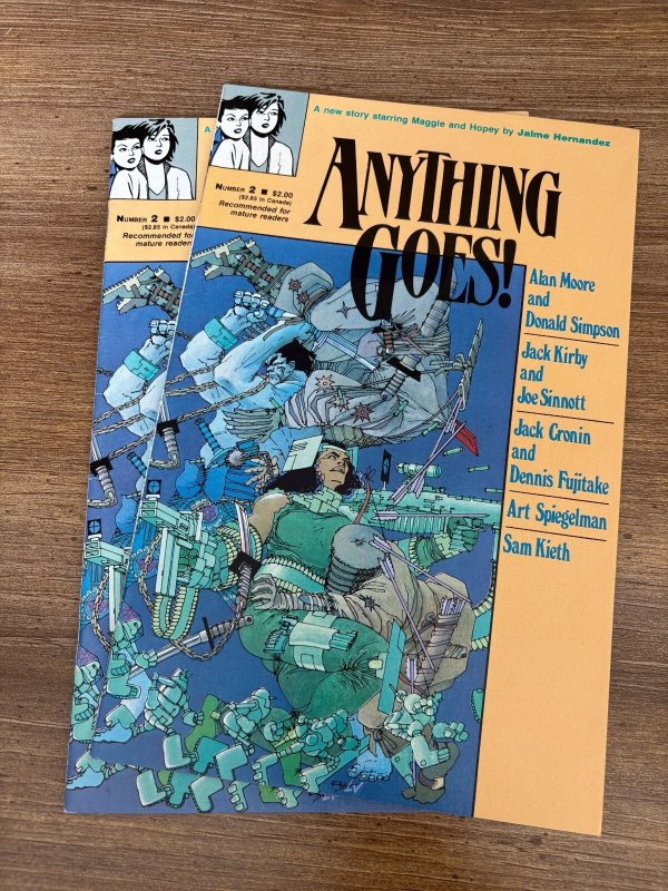 Anything Goes! # 2 NM Comic Book Jack Kirby Alan Moore 11 J362