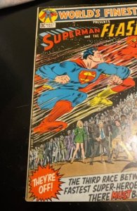 World's Finest Comics #198 (1970) 2rd race between iconic heroes