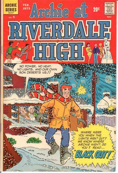 ARCHIE AT RIVERDALE HIGH (1972-1987)5 VF-NM  Feb.1973 COMICS BOOK