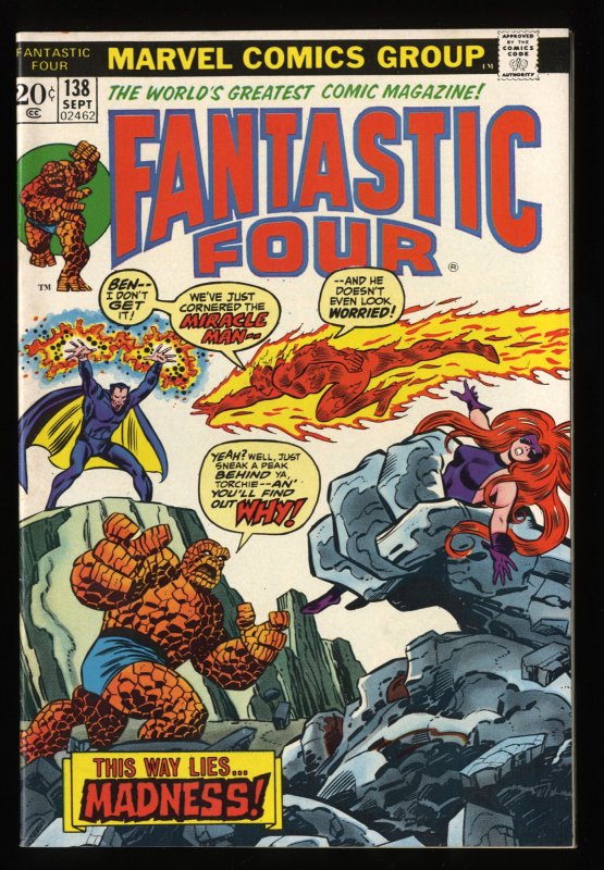 Fantastic Four #138 FN/VF 7.0 Marvel Comics
