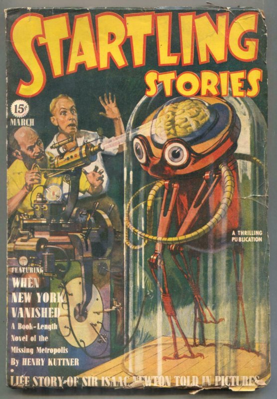 Startling Stories Pulp March 1940- When New York Vanished VG 