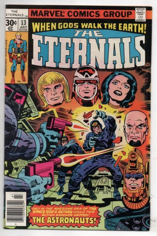 ETERNALS #13, NM-, Jack Kirby, Astronauts, 1976 1977, more JK in store