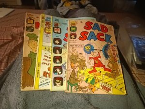 Sad Sack 194 244 261 Harvey Hits Comics 74 Muttsy Lot Run Set Collection