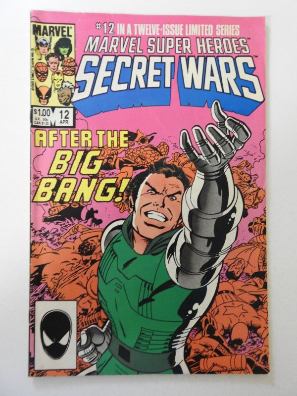 Marvel Super Heroes Secret Wars #12 (1985) VG Condition 1 in tear fc