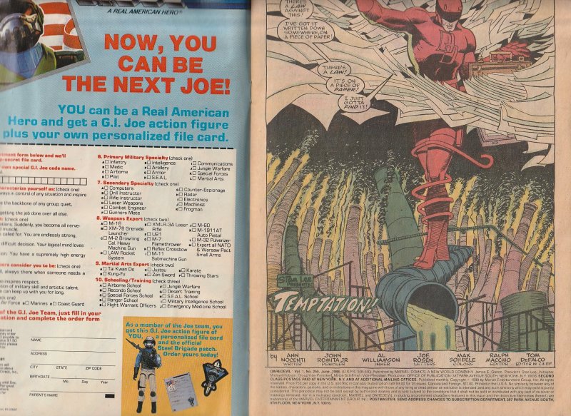 Daredevil(vol. 1)# 255 1st Appearance of Tyhpoid Mary