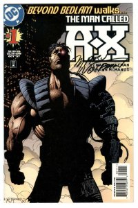 The Man Called AX #1 Oct 1997 Dc Comics Autographed/Signed by Marv Wolfman COA