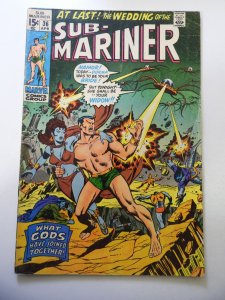 Sub-Mariner #36 (1971) VG Condition